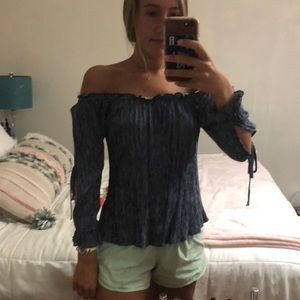 off the shoulder top american eagle